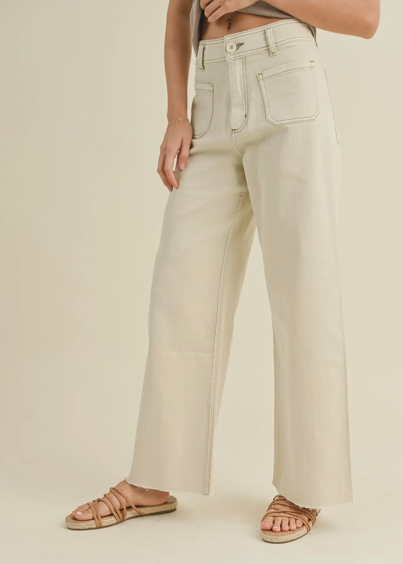 RUMMY CONTRAST STITCH PANT
