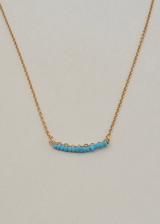 COVE TURQUOISE BAR NECKLACE