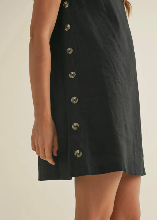GRACIE LINEN MINI DRESS