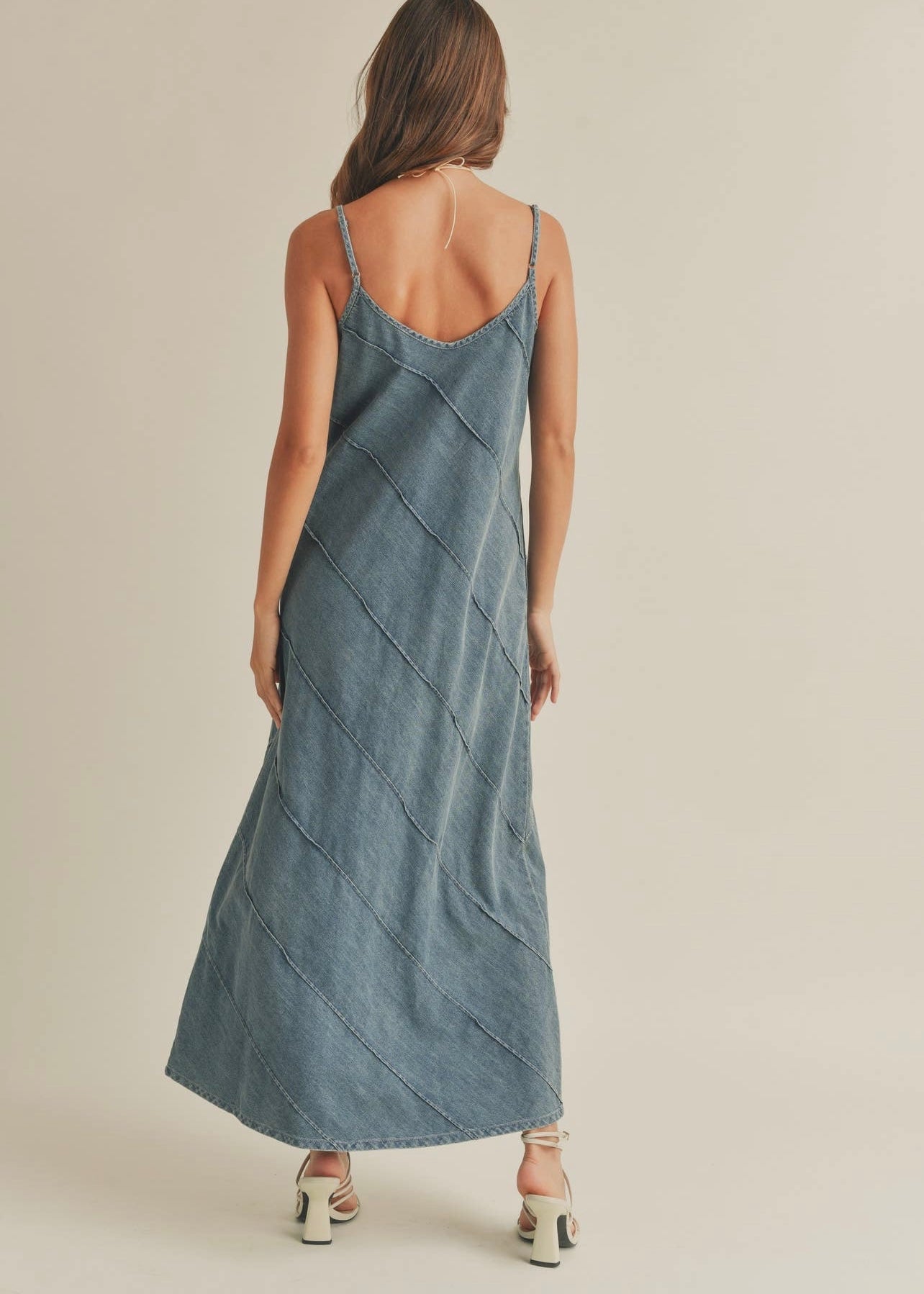 DAISY DENIM MAXI DRESS