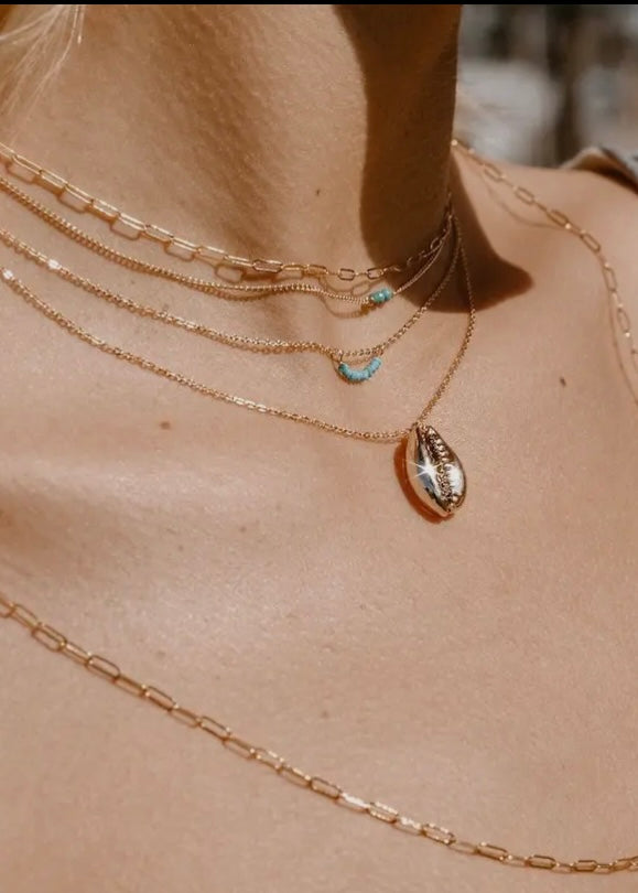 COVE TURQUOISE BAR NECKLACE