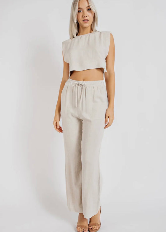 NATTY LINEN PANT