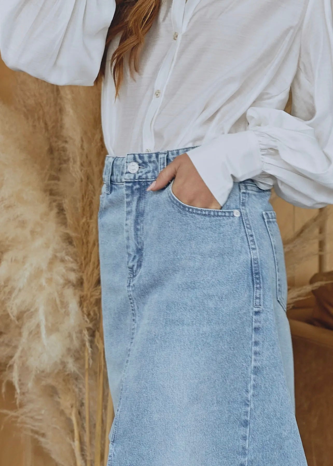 LUCIA DENIM SKIRT