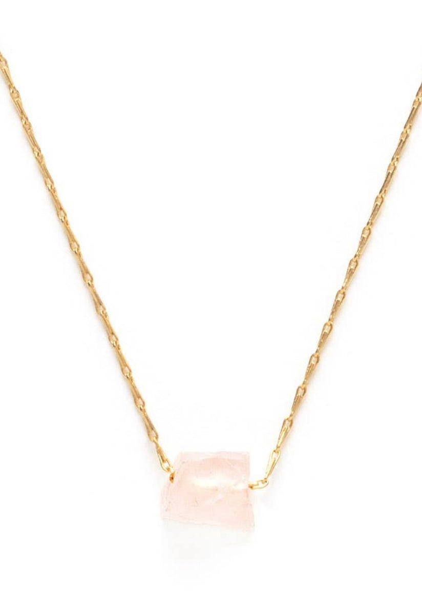 ROSE QUARTZ HEALING NECKLACE